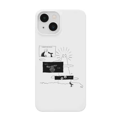 God is a cat Smartphone Case