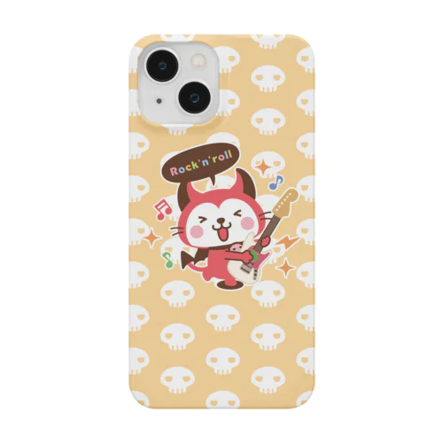 デビねこくん スマホケース ロックンロール Smartphone Case