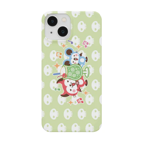 デビねこくんとデビねずちゃん スマホケース クリームソーダ Smartphone Case