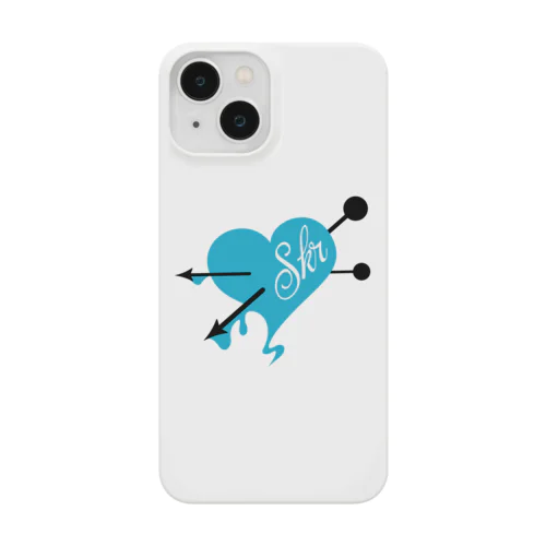 II HEART【BLUE】 Smartphone Case
