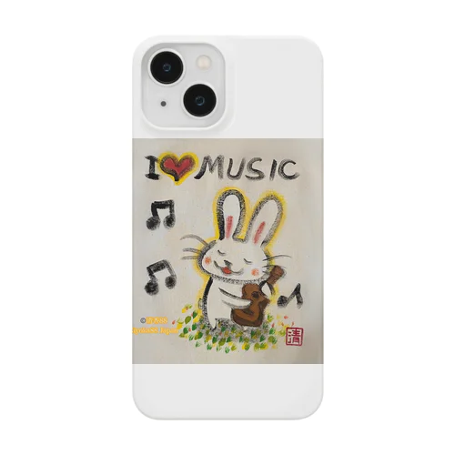 ウクレレ（ギター）うさぎちゃん Smartphone Case