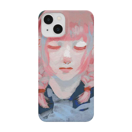 ピンクのおさげの女の子 Smartphone Case