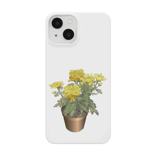 鉢植えの菊 Smartphone Case