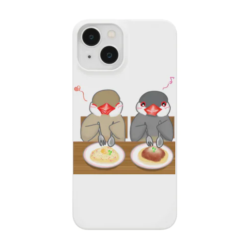 パスタとシナモン・シルバー文鳥ず Smartphone Case