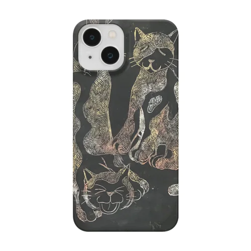 カケアミ三毛猫 Smartphone Case