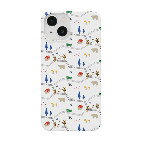 踏切シリーズ iPhone Smartphone Case