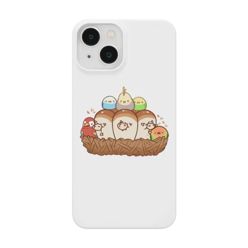 オウムとインコとちぎりぱん Smartphone Case