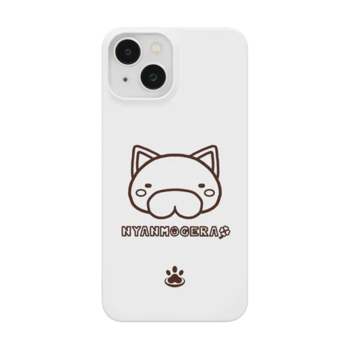 にゃんもげら：Basic Style -White- Smartphone Case