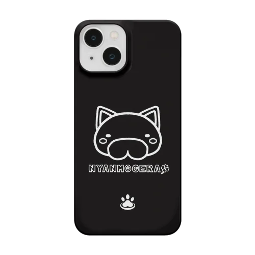 にゃんもげら：Basic Style -Black- Smartphone Case