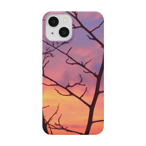 夕焼けシルエット Smartphone Case