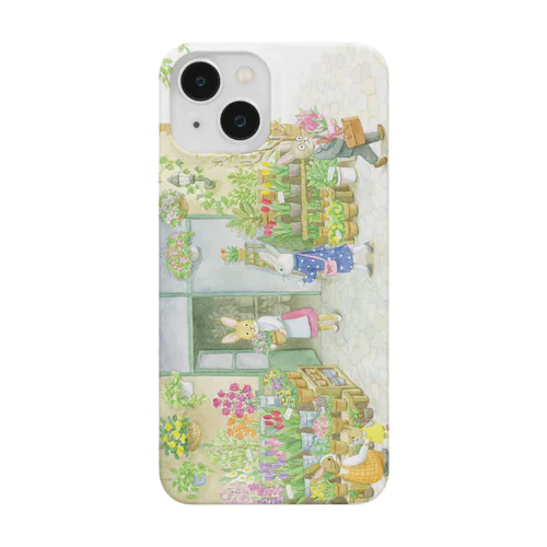街角のお花屋さん iPhone Smartphone Case