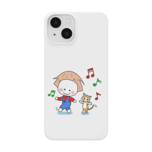 しろまる子ちゃんとニャン君 Smartphone Case