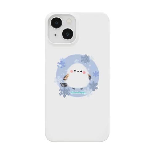 冬のもこもこシマエナガちゃんです Smartphone Case