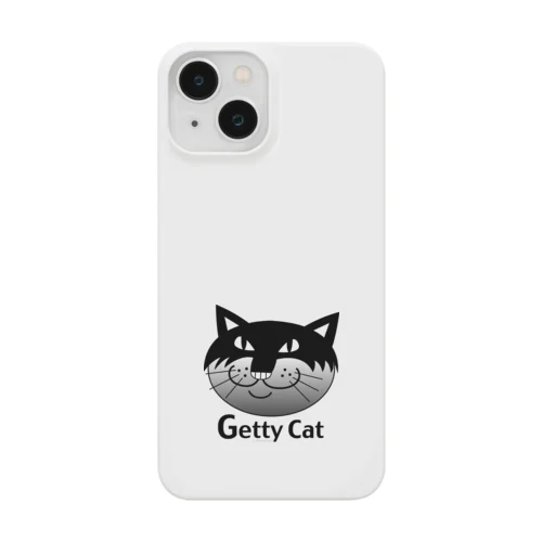 ネコのゲッティ/Getty Cat スマホケース