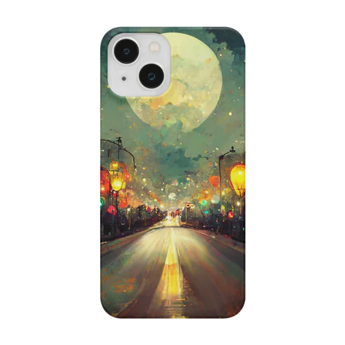 Moon & Lights / 月と街灯 Smartphone Case