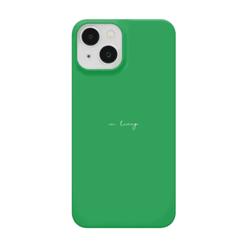 LOGO CASE GREEN スマホケース