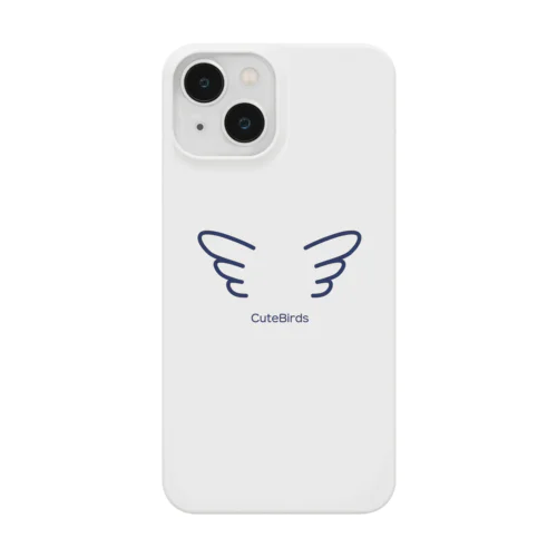 Cute Birds　羽ブルー Smartphone Case