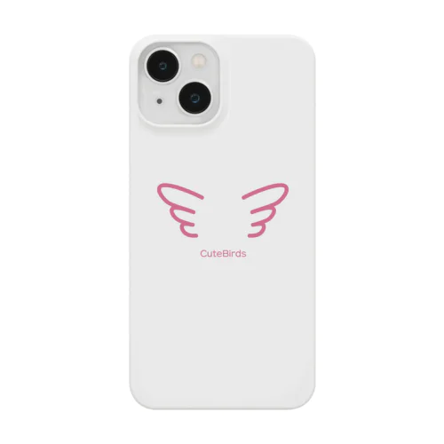 Cute Birds　羽ピンク Smartphone Case