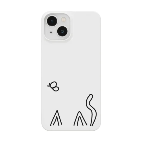 蝶を狙うねこ Smartphone Case