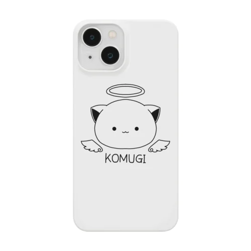 白猫天使こむぎちゃん（head） Smartphone Case