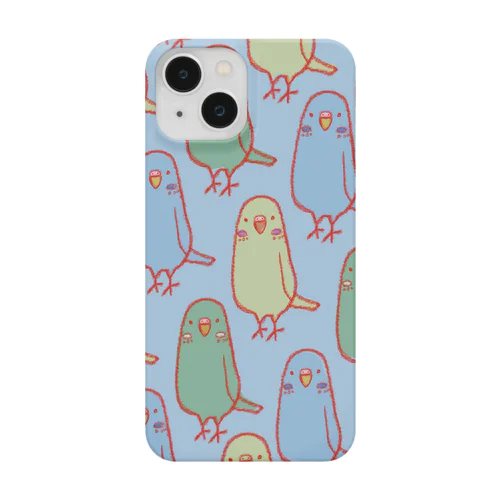 インコさん＊ブルー Smartphone Case