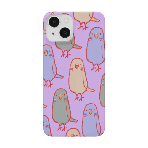 インコさん＊パープル Smartphone Case