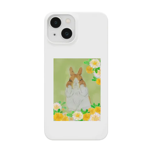 茶色うさぎ お手入れ中  Smartphone Case