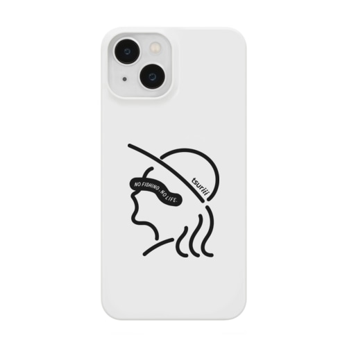 tsuriii GIRL_black Smartphone Case