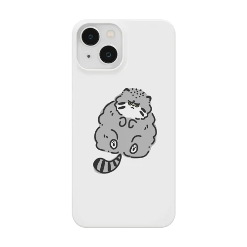 なでられ待ちのマヌルネコ（イロ） Smartphone Case