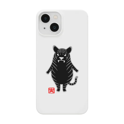 十二支　「寅（トラ）」黒 Smartphone Case