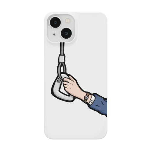 満員電車掴む吊り革 Smartphone Case