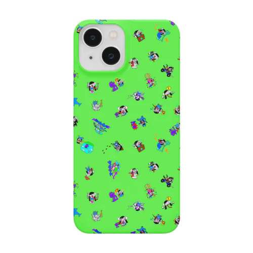 今までのいらすちょ/ライムグリーン Smartphone Case