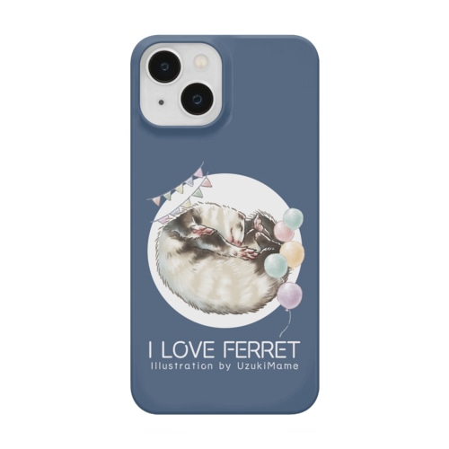 【No.15】I LOVE FERRET Smartphone Case