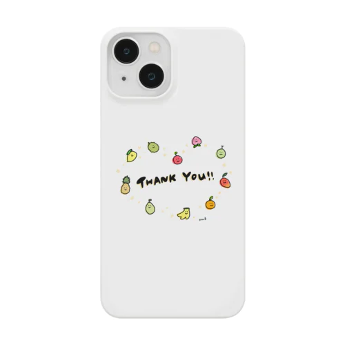 サンキューフルーツたち　Thank you Grateful Lovely Fruit Smartphone Case