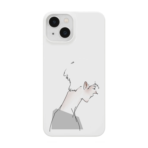多角形男子　グレー Smartphone Case