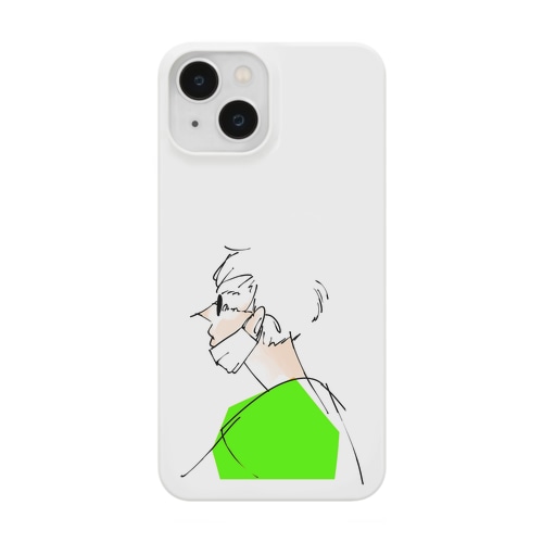 多角形男子　グリーン Smartphone Case
