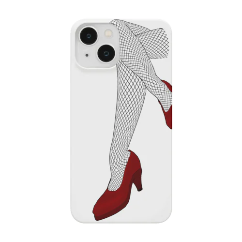 網タイツ生足　ストッキング脚足フェチ　バニー　女性　sm　Fishnet tights Smartphone Case