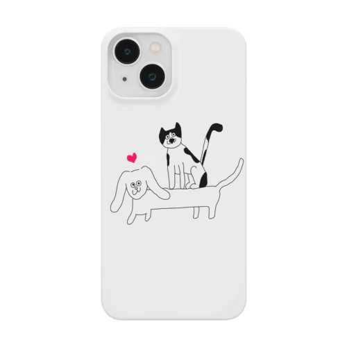 ダックスちゃんとハチワレちゃん Smartphone Case