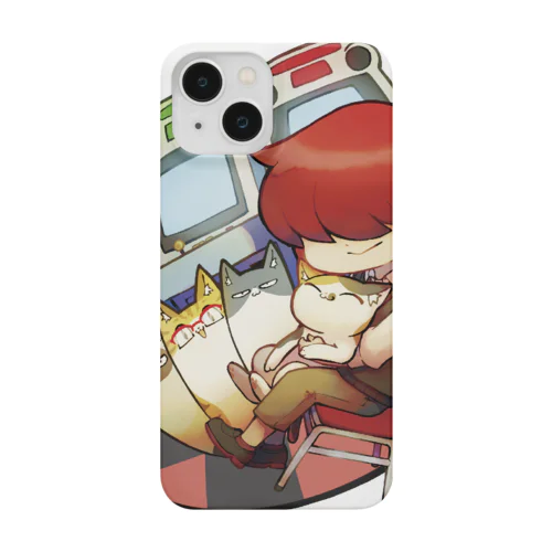 ゲーセン猫（GAMECENTER TECNOPOLIS Ver.） Smartphone Case