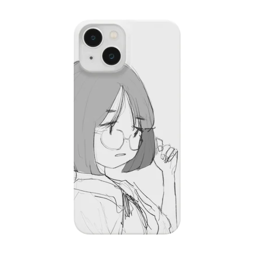 はげめがね俯く Smartphone Case