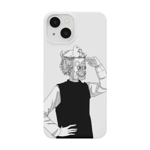 碇模様の仮面/仮面シリーズ(モノクロ) Smartphone Case