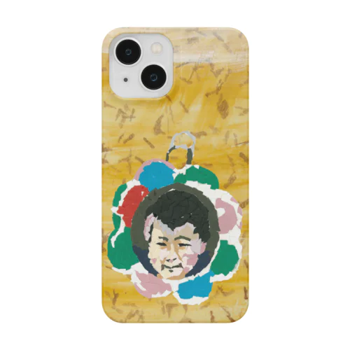 幼稚園の時に作ったペンダント(ちぎり絵) Smartphone Case