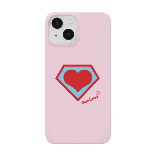 SUPER LOVERS 1988手書きロゴ　ピンク Smartphone Case