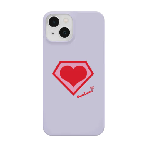 SUPER LOVERS 1988手書きロゴ　パープル Smartphone Case