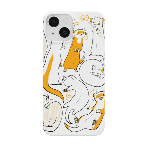 色んなフェレットちゃんパーカー Smartphone Case