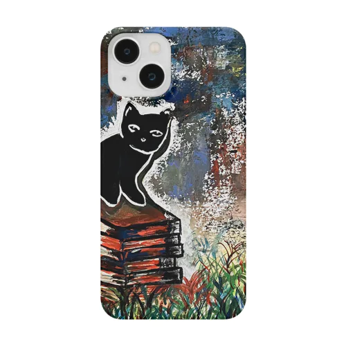 夜に出会った猫 Smartphone Case