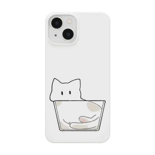 ねこは液体【白猫】 Smartphone Case