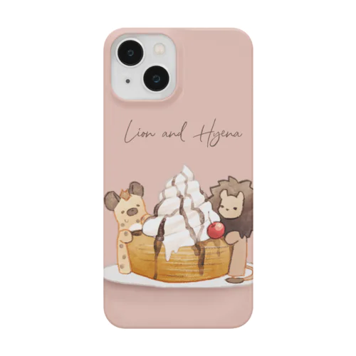 ライオンさんとハイエナさん（スマホカバー） Smartphone Case