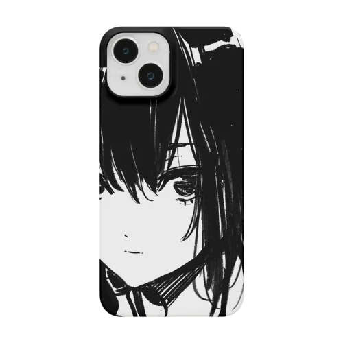 かっこいい白黒ちゃん Smartphone Case