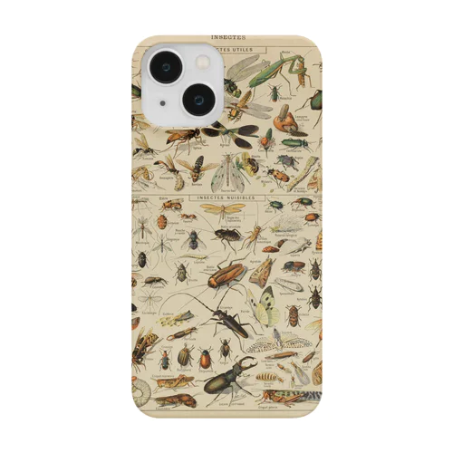 insects 昆虫 総柄 iPhoneケース スマホケース